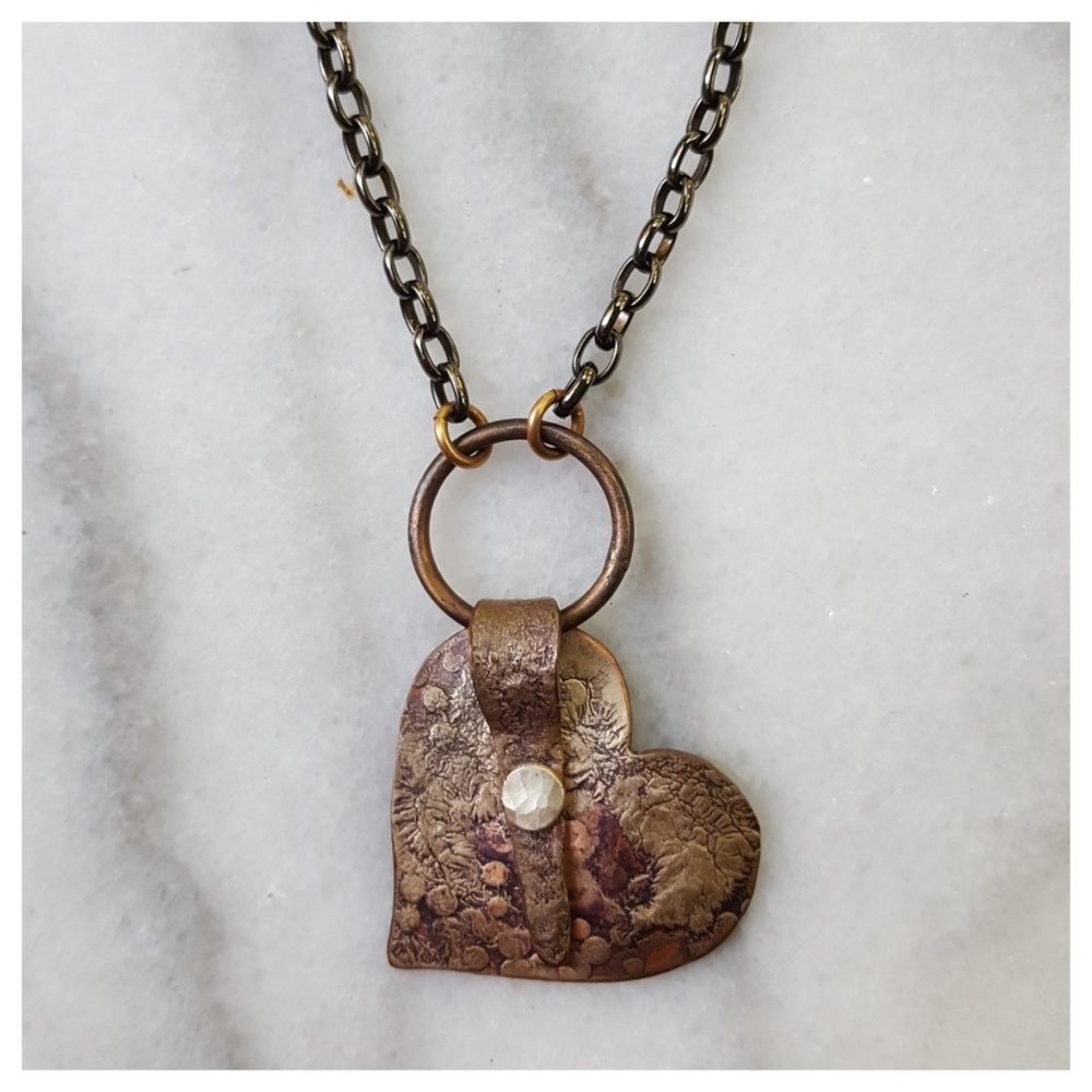 Copper Heart Necklace
